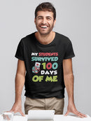 Students Survived 100 Of Me T-shirt -SmartPrintsInk Designs