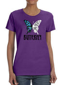 Butterfly Double Colored T-shirt -SmartPrintsInk Designs