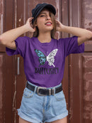 Butterfly Double Colored T-shirt -SmartPrintsInk Designs