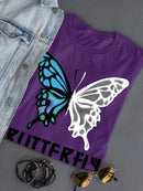 Butterfly Double Colored T-shirt -SmartPrintsInk Designs
