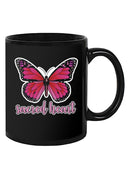 Sacred Heart Butterfly Mug -SmartPrintsInk Designs