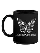 Antisocial Butterfly Mug -SmartPrintsInk Designs