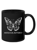 Antisocial Butterfly Mug -SmartPrintsInk Designs
