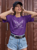 Antisocial Butterfly T-shirt -SmartPrintsInk Designs