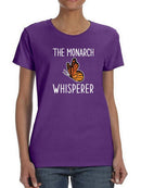 The Monarch Whisperer T-shirt -SmartPrintsInk Designs