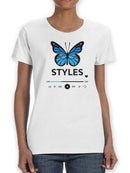 Butterfyl Styles T-shirt -SmartPrintsInk Designs