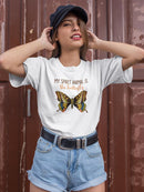 Spirit Animal Is The Butterfly T-shirt -SmartPrintsInk Designs
