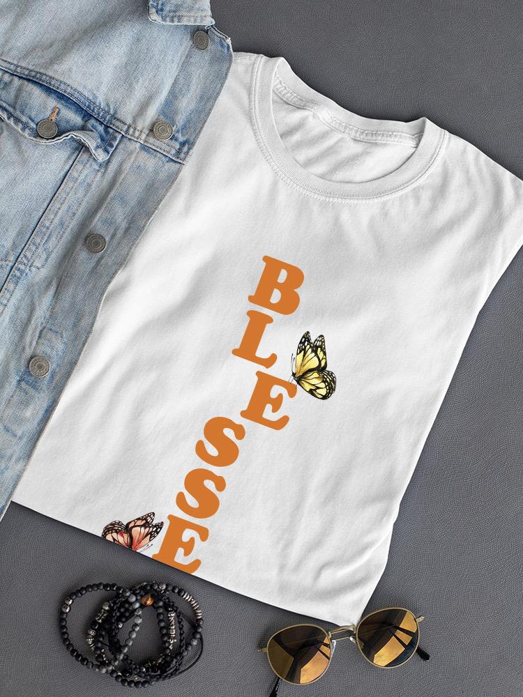 Blessed Butterflies T-shirt -SmartPrintsInk Designs