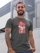 Cute Dog With Hearts T-shirt -SmartPrintsInk Designs