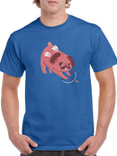 Pug Cupid T-shirt -SmartPrintsInk Designs