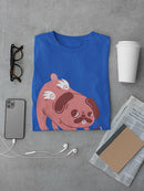 Pug Cupid T-shirt -SmartPrintsInk Designs