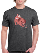 Pug Cupid T-shirt -SmartPrintsInk Designs