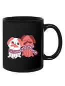 Lovely Pugs Mug -SmartPrintsInk Designs