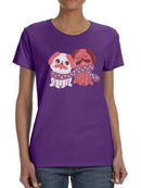 Lovely Pugs T-shirt -SmartPrintsInk Designs