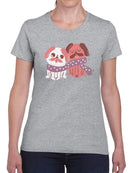 Lovely Pugs T-shirt -SmartPrintsInk Designs