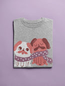 Lovely Pugs T-shirt -SmartPrintsInk Designs