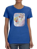 Cupid And Hearts T-shirt -SmartPrintsInk Designs