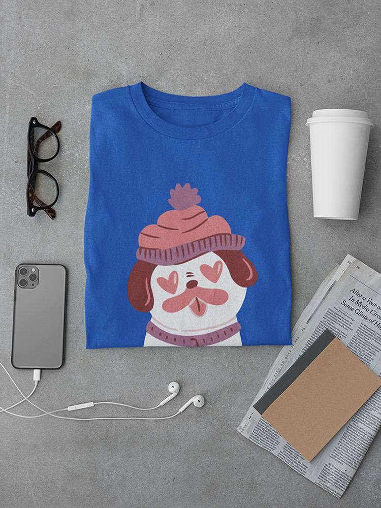 Lovely Pug T-shirt -SmartPrintsInk Designs