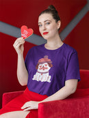 Lovely Pug T-shirt -SmartPrintsInk Designs