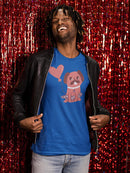 Sitting Lovely Pug T-shirt -SmartPrintsInk Designs