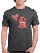 Sitting Lovely Pug T-shirt -SmartPrintsInk Designs