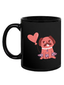 Sitting Lovely Pug Mug -SmartPrintsInk Designs