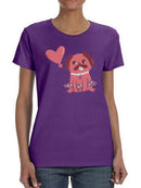Sitting Lovely Pug T-shirt -SmartPrintsInk Designs