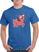Pug Heart Eyes T-shirt -SmartPrintsInk Designs