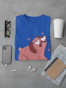 Pug Heart Eyes T-shirt -SmartPrintsInk Designs
