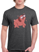 Pug Heart Eyes T-shirt -SmartPrintsInk Designs