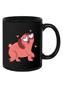 Pug Heart Eyes Mug -SmartPrintsInk Designs