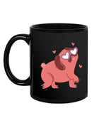 Pug Heart Eyes Mug -SmartPrintsInk Designs