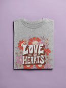 Love In Our Hearts... T-shirt -SmartPrintsInk Designs