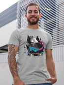 Skating Rat T-shirt -SmartPrintsInk Designs