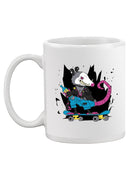 Skating Rat Mug -SmartPrintsInk Designs