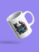 Skating Rat Mug -SmartPrintsInk Designs