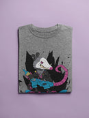 Skating Rat T-shirt -SmartPrintsInk Designs