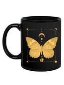 Golden Butterfly Mug -SmartPrintsInk Designs