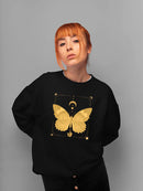 Golden Butterfly Hoodie or Sweatshirt -SmartPrintsInk Designs