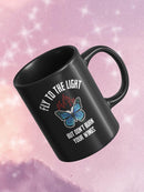 Fly To The Light, Butterfly Mug -SmartPrintsInk Designs