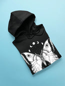 Sketch Of A Butterfly Hoodie or Sweatshirt -SmartPrintsInk Designs