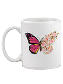 Flower Butterfly Mug -SmartPrintsInk Designs