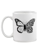 I Am The Storm, Butterfly Mug -SmartPrintsInk Designs