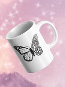 I Am The Storm, Butterfly Mug -SmartPrintsInk Designs