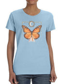 Cosmical Butterfly T-shirt -SmartPrintsInk Designs