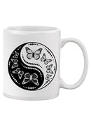 The Ying And Yang Of Butterflies Mug -SmartPrintsInk Designs