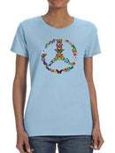 Butterfly Peace T-shirt -SmartPrintsInk Designs