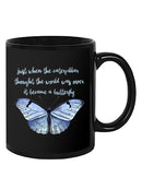 Beautiful Butterfly Mug -SmartPrintsInk Designs