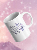 Twin Quote Butterflies Mug -SmartPrintsInk Designs
