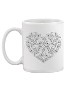 A Heart Of Butterflies Mug -SmartPrintsInk Designs